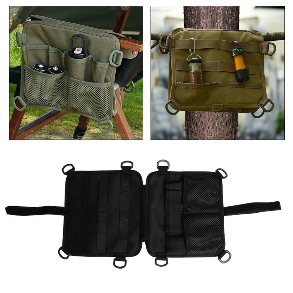 Camping Chair Armrest Bag 600D Oxford Cloth Multifunctional Cover Type Chair