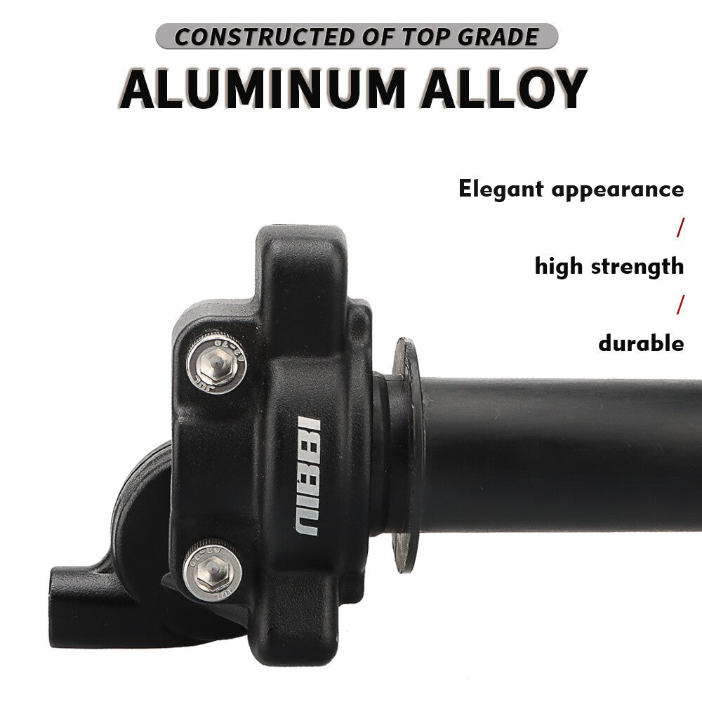 NIBBI 7/8'' Black Quick Action Throttle Twist Grip For Motorcycle Pit Dirt Bike