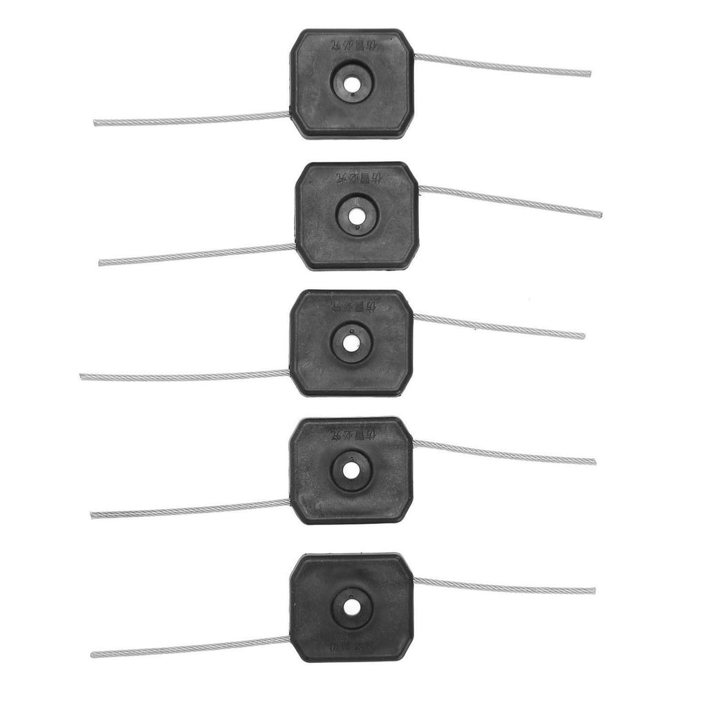 Steel Wire Trimmer Head, 5pcs 150mm Trimmer Line Grass Cutting Head Solid Black