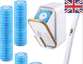 DISPOSABLE TOILET BRUSH SET TOILET BOWL CLEANING SYSTEM CLEANERS WITH REFILLS UK