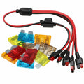 14AWG Power Splitter Distribution Cable For Anderson Powerpole Connector 70cm