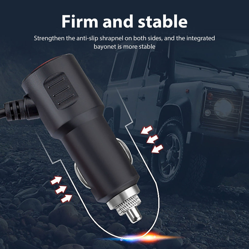 4 Way Multi Socket Car Cigarette Lighter Splitter USB Charger Adapter 12V 24V UK