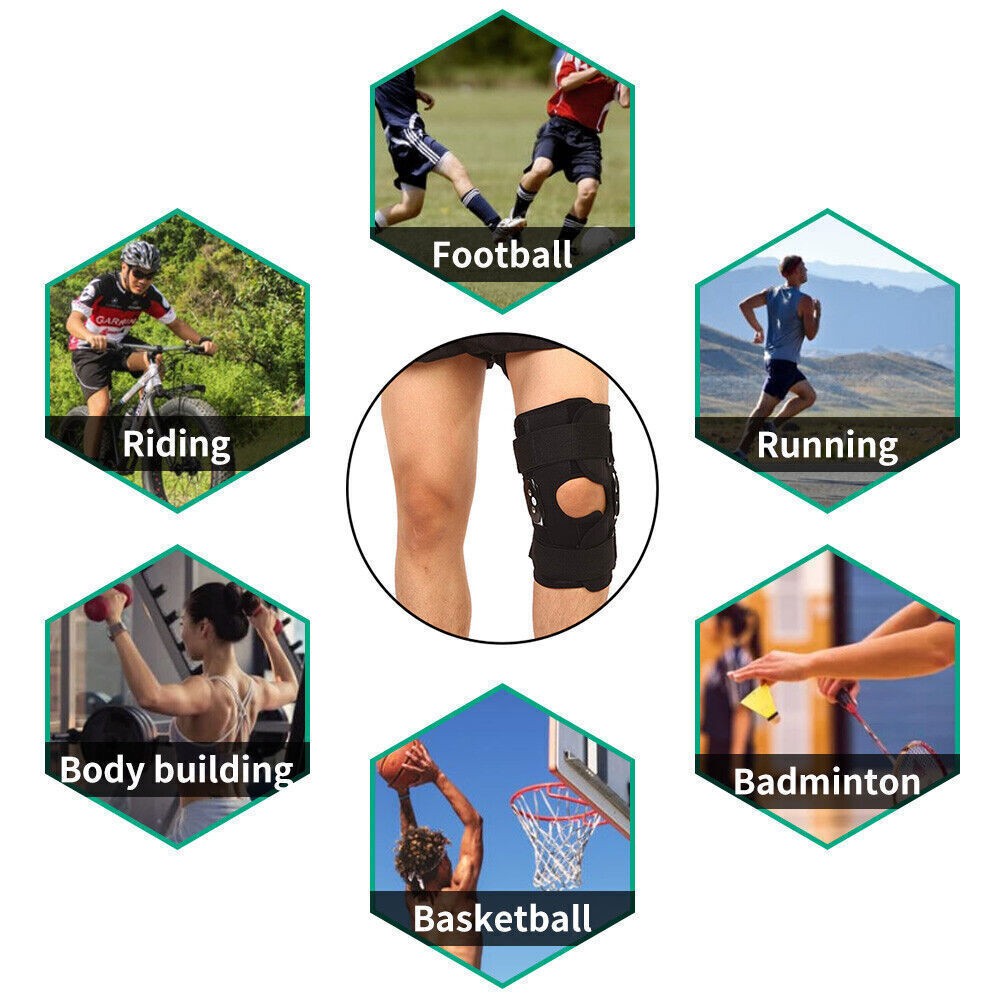 For Swollen Tendon Ligament Meniscus Injurie Dual Hinged Knee Brace Knee Support
