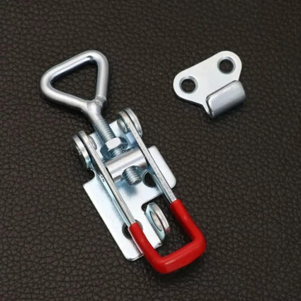 2x Over Centre Fastener Latch Door Catch SMALL Lockable Truck Trailer Body Clamp