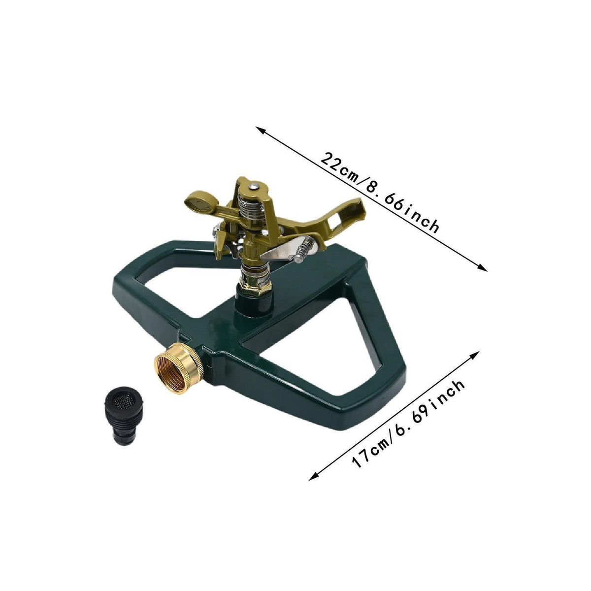 Garden Lawn Sprinkler Auto Irrigation System Heavy Duty Versatile Sprayer 360°