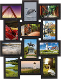 Multi Picture Frame Collage Aperture Photo Frames Holds 12 - 6''x4'' Photos Set