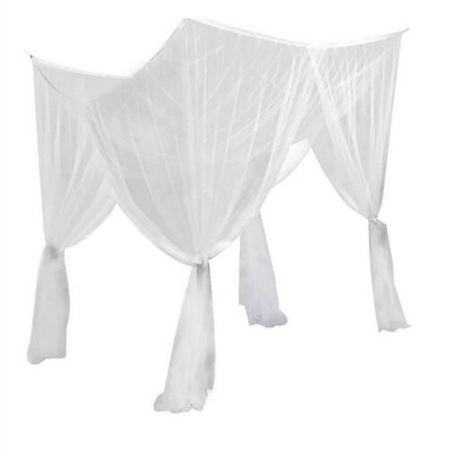 Mosquito Net Canopy  Fly Insect Protect Double King Bed Tent Mesh Curtain UK