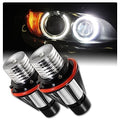 2x HALO ANGEL EYES LED LIGHT WHITE BULBS MARKER FOR BMW E39 E60 E61 E83 E64 E53