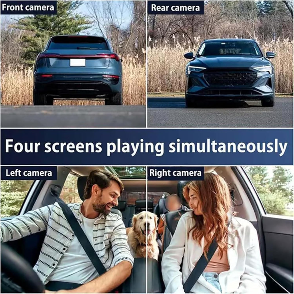 Averyard Dash Cam, Averyard Wire Dashcam, 4 Channel Full View Dashcam System