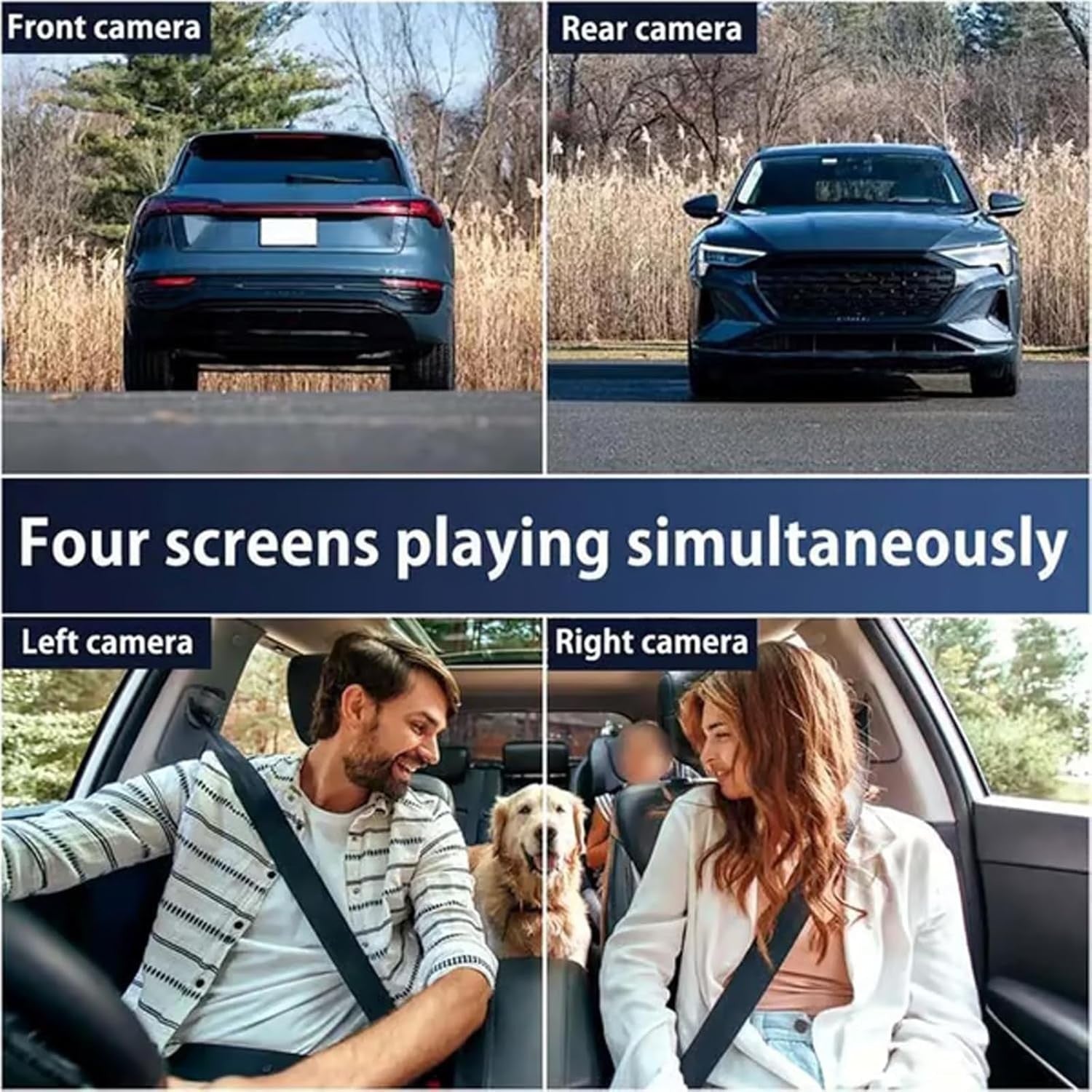 Averyard Dash Cam, Averyard Wire Dashcam, 4 Channel Full View Dashcam System