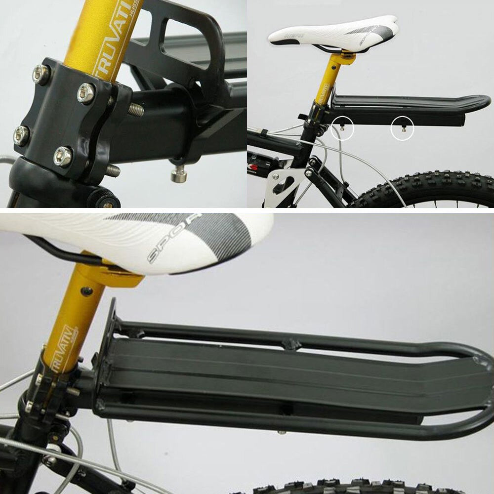 Bicycle Mountain Bike Rear Rack Seat Mount Pannier Luggage Carrier MTB Road