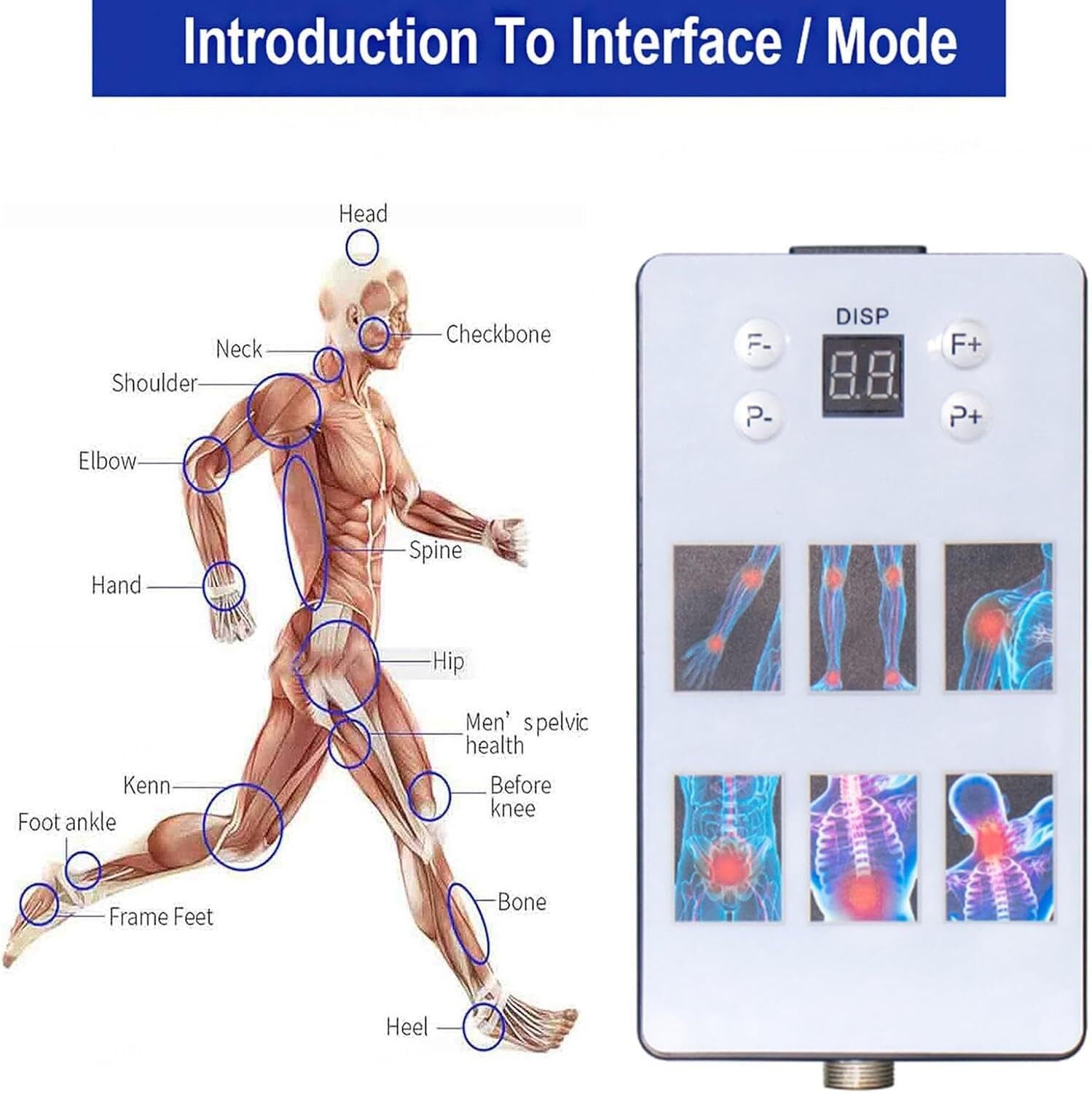 Handheld Focused Shockwave Therapy Machine Body Relax Muscle Relief Ed Massage