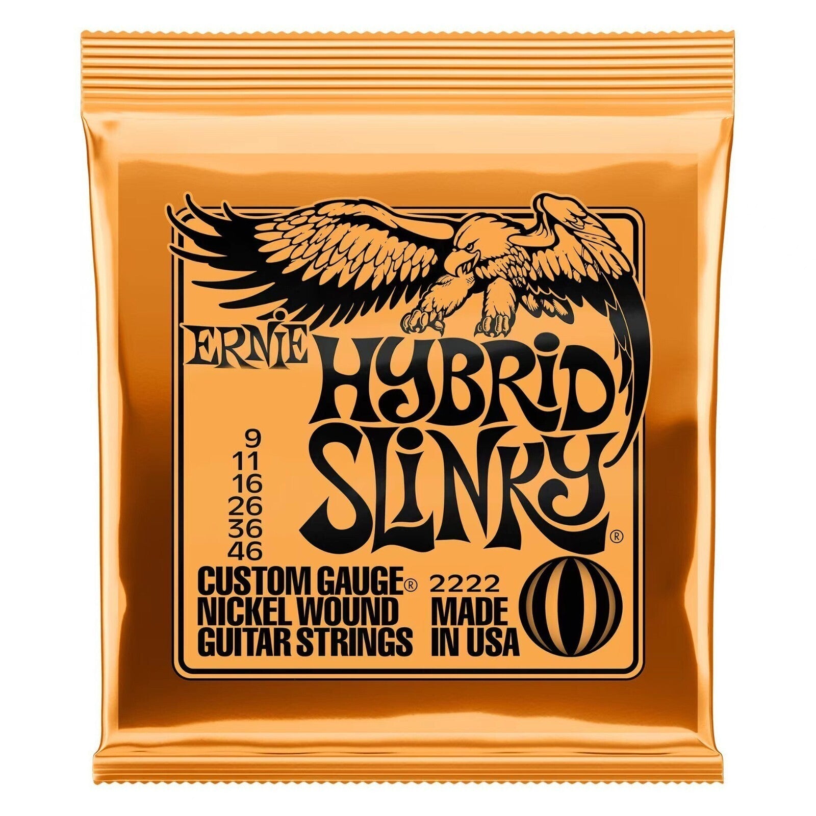 3 Sets Ernie Ball Hybrid Slinky 2222 09-46 Electric Guitar Strings NEW