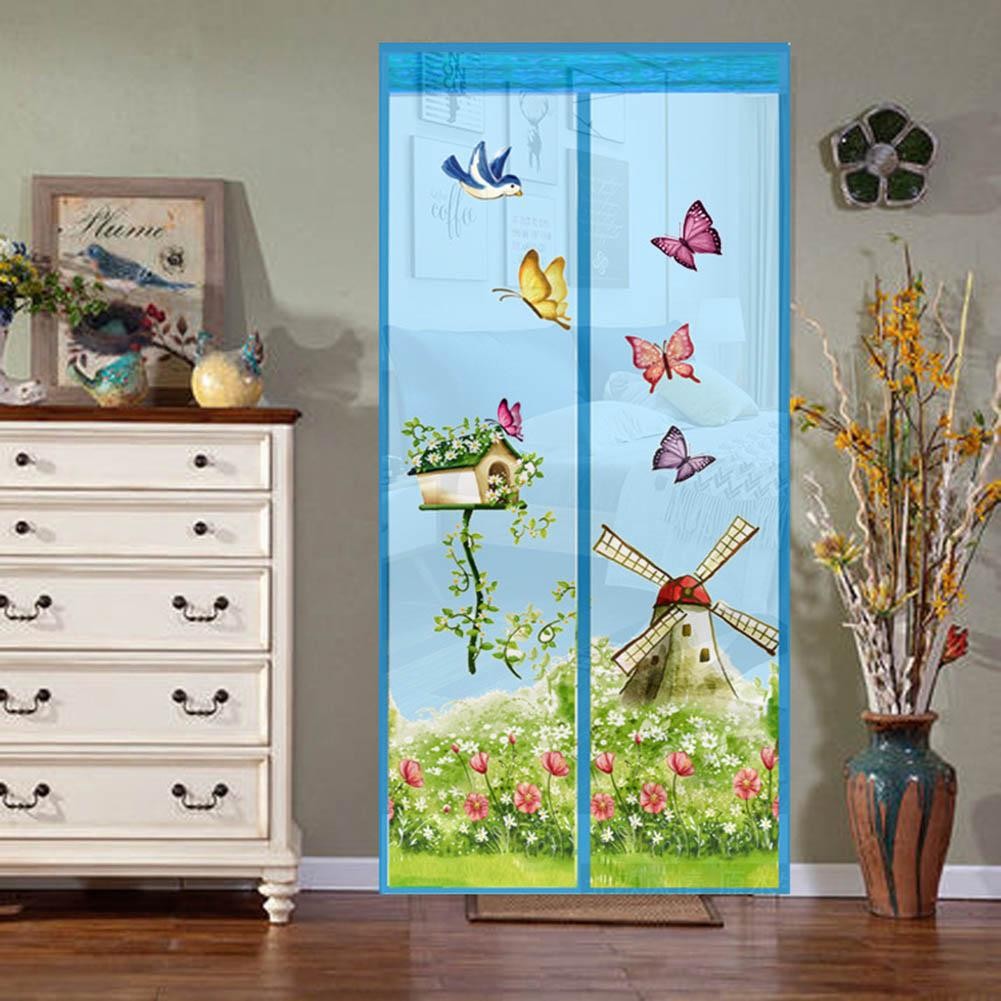 Magnetic Insect Door Mesh Net Screen Magic Guard Curtain Mosquito Fly Bug Insect