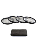 49/52/55/58/62/67/72/77mm +1+2+4+10 Close Up Macro Lens Optical Glass Filter Kit