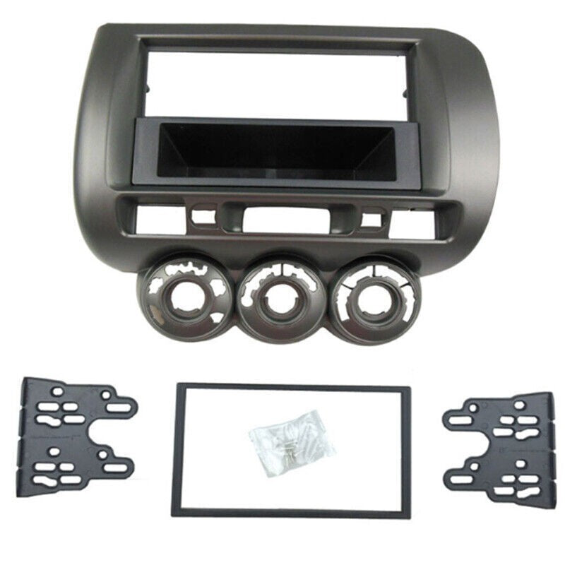 2 Din Radio Fascia for Honda Jazz Stereo Panel Dash Mount Kit Frame RHD