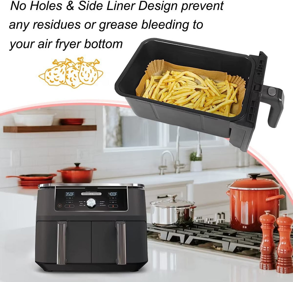 100/200 Air Fryer Liners Disposable Paper Liners Non Stick Parchment Paper Liner