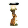 Squirrel Statue Ornament Solar Garden Animal Statue Animal Light Decor