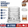 Crystal Whiskey Glass 360 Degree Rotating Spinning Wine Glass Stress Relief UK