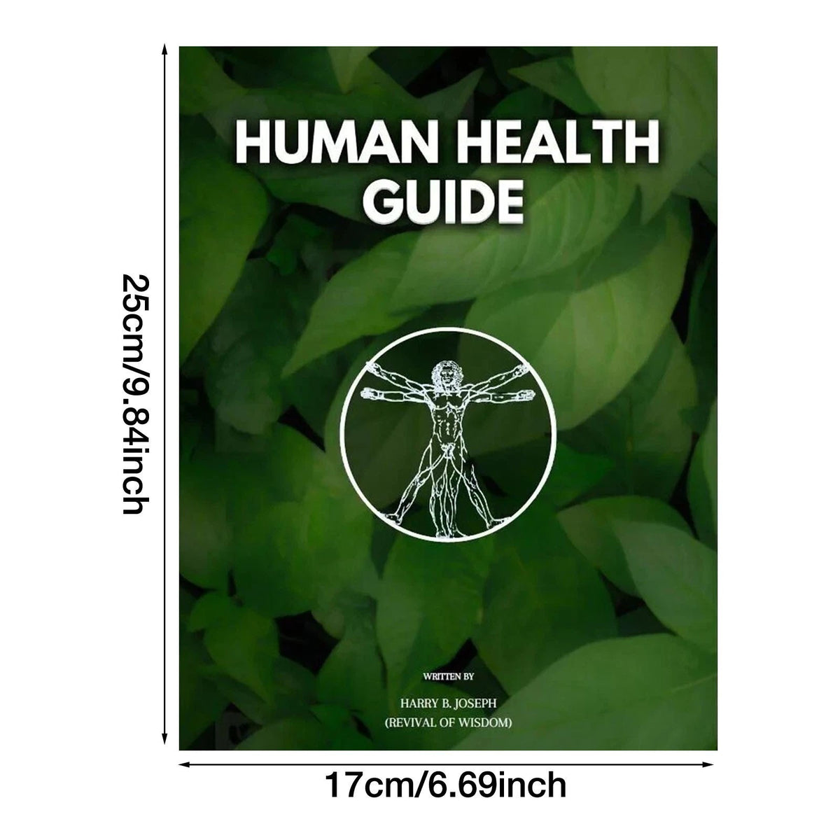 Harry B.Joseph 3-Book Set: Book Wisdom Vol 1 2 + Human Health Guide Paperback.
