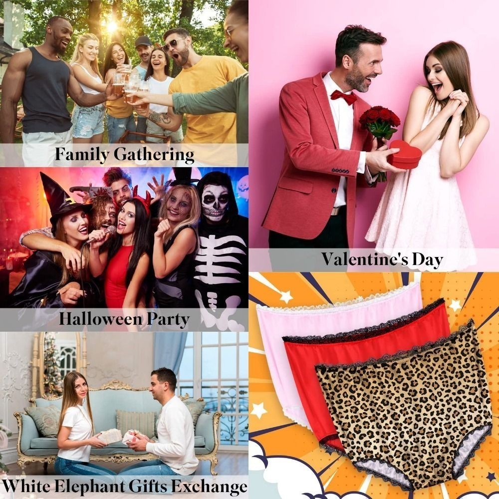 Plus Size Giant Novelty Undies, Oversized Spoof Gag Joke Panties for Adults
