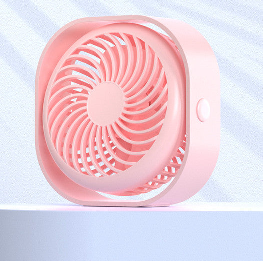 Portable Mini Desk Fan with Anti-Slip Silicone Base