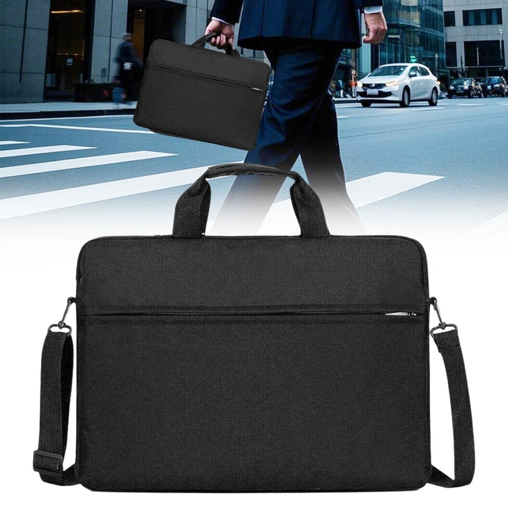 15.6in Laptop PC Black Shoulder Bag Soft Notebook Case Cover Portable Ultralight