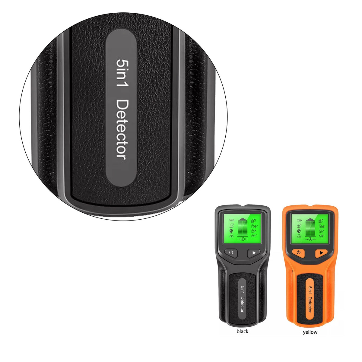 5 in 1 Electric Detector Wall Wood Metal Sensor Wire Stud Finder Cable Scanner