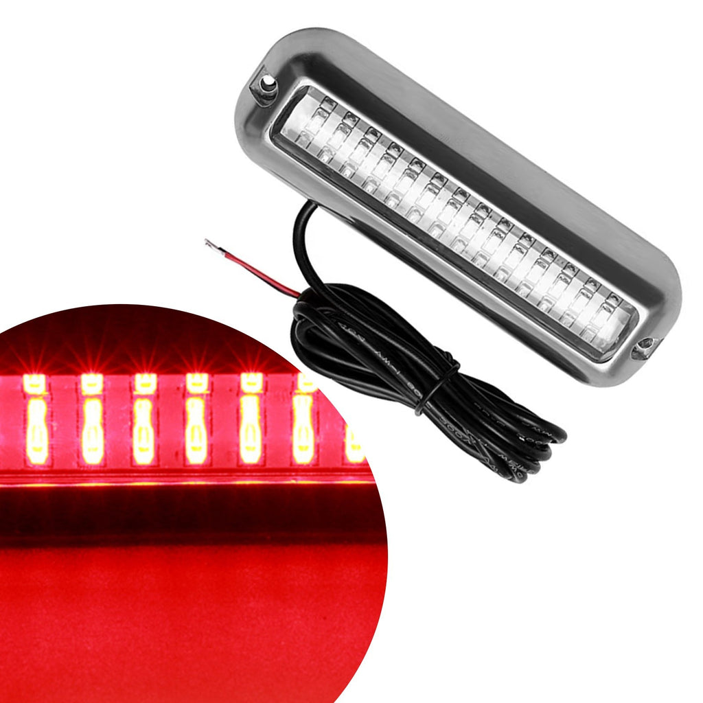80W Underwater Boat Transom Light 42 LED Lamp Marine Boat For Yacht Taillight