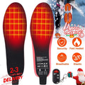 Heated Insoles Rechargeable Electric Heated Shoes Insoles with Remote Control