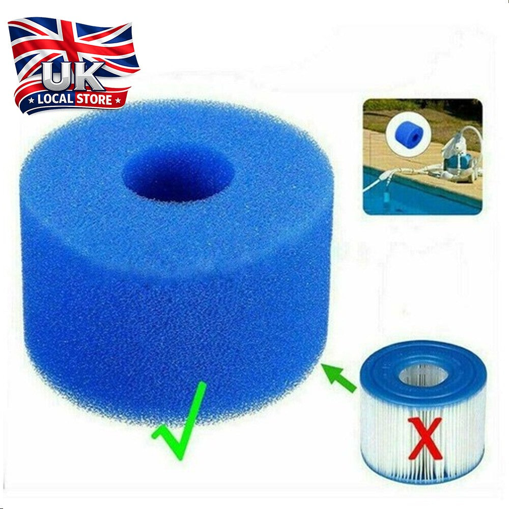 2/4/6 pack Lay In Clean Spa  Tub S1  Washable  Bio  Foam VI LAZY  Filter