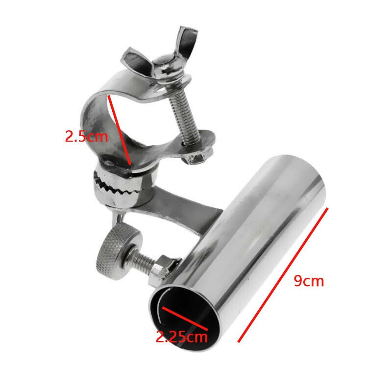 Rod holder stainless steel boat rod holder boat rod stand fishing boat 2PCS