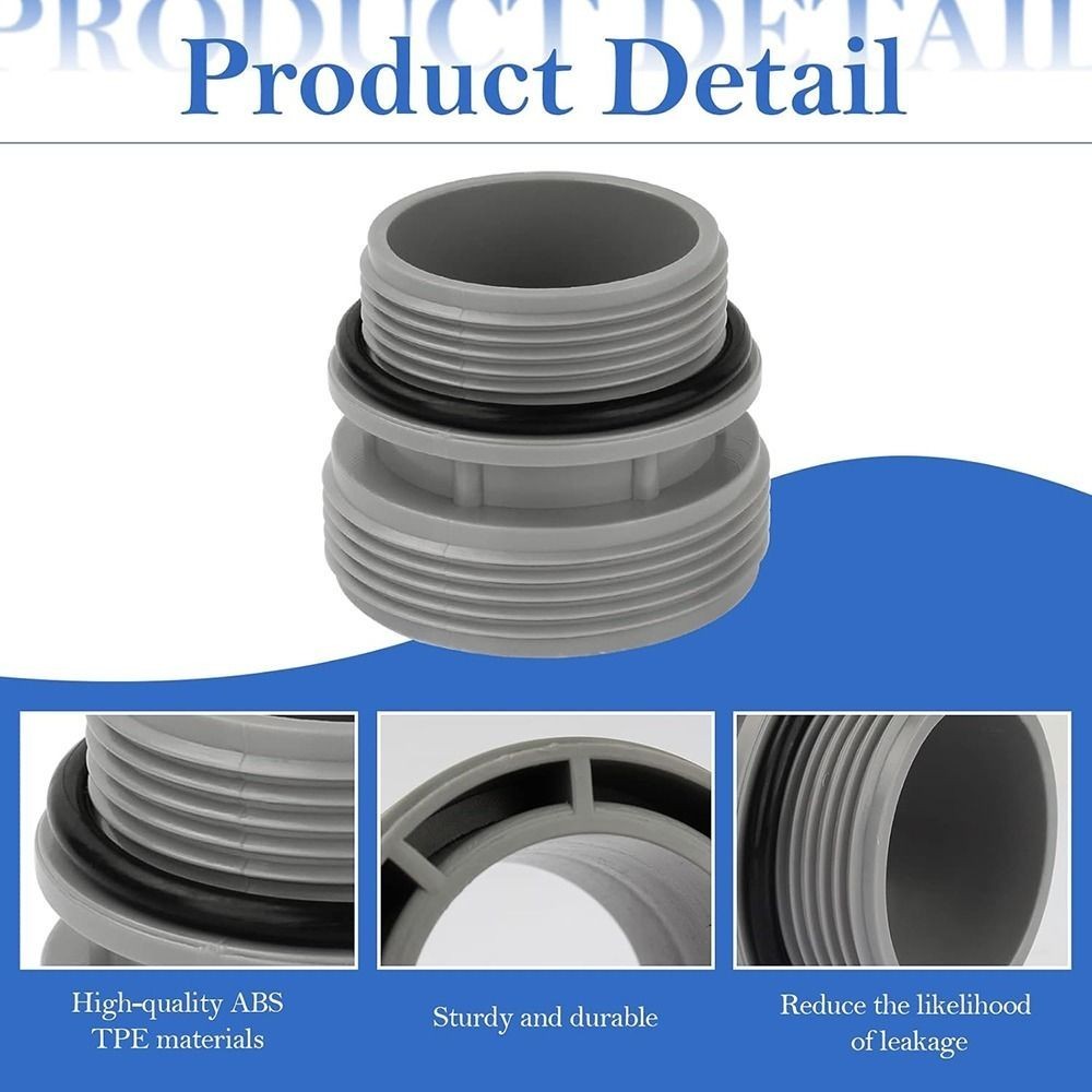 2 sets Short Pump Replacement Plastic Hose Convertion with 1xtape Fit for Intex