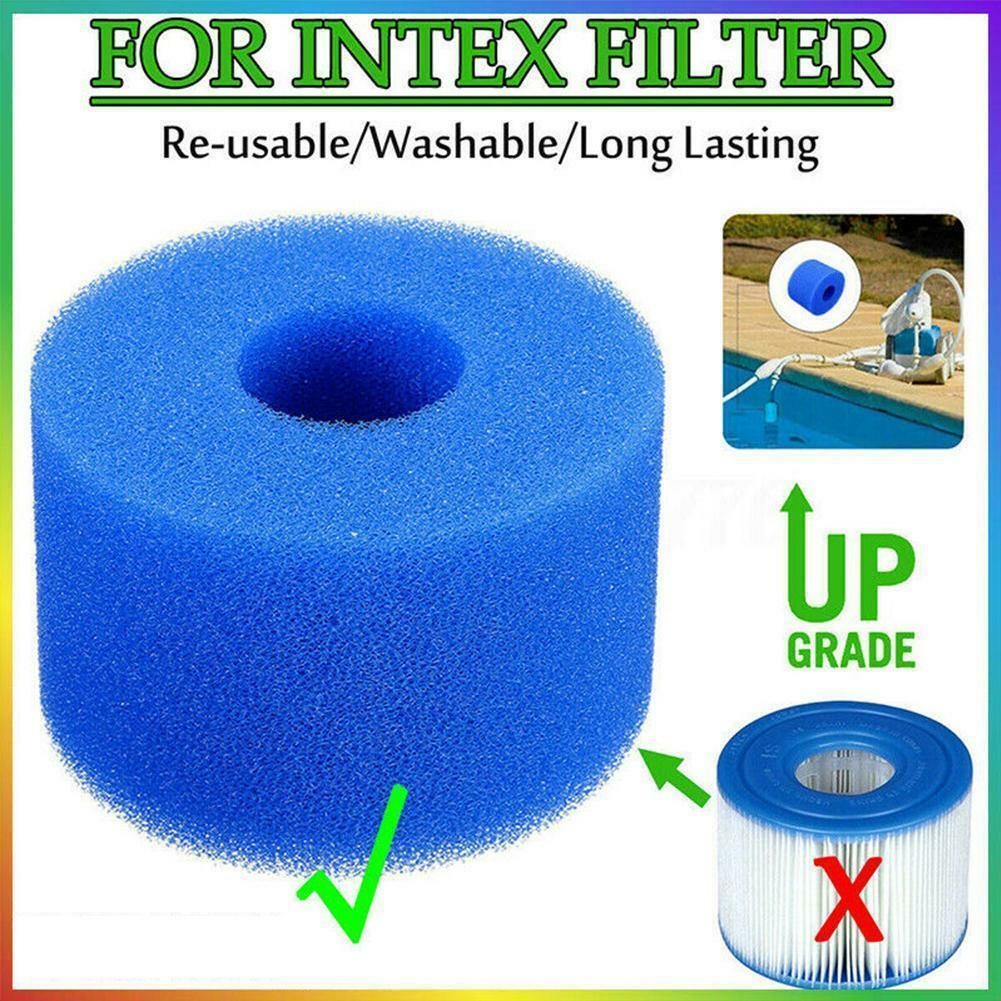 2/4/6 pack Lay In Clean Spa  Tub S1  Washable  Bio  Foam VI LAZY  Filter