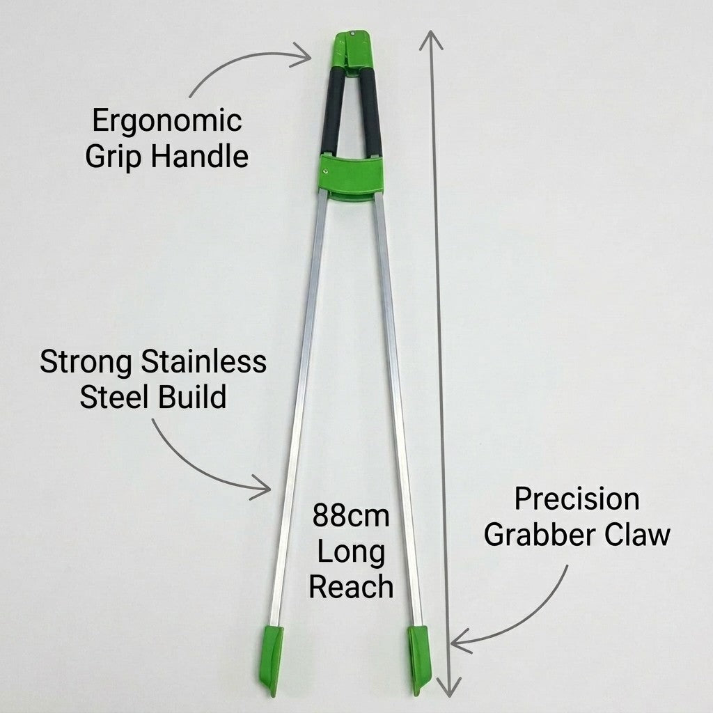 Trash Tong Long Trash Garbage Picker Grabber Reacher Grabber Tool Litter Pick up