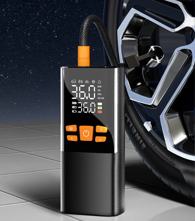 Digital Rechargeable Tire Air Compressor Pump Tool Car Tyre Inflator Cordless