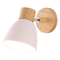 *Nordic* Wall Lamp Wood E27 Bedside Creative Macaron Wall Sconce Wall Light for