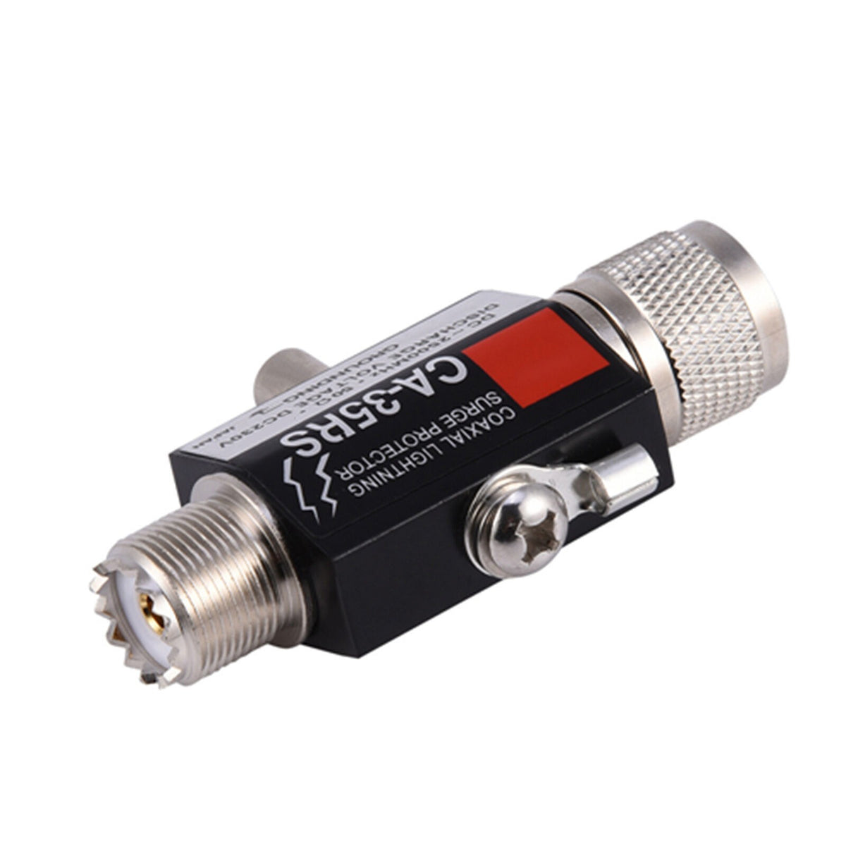 CA-35RS Coaxial Lightning Surge Protector Arrester Male To Female UHF Connector