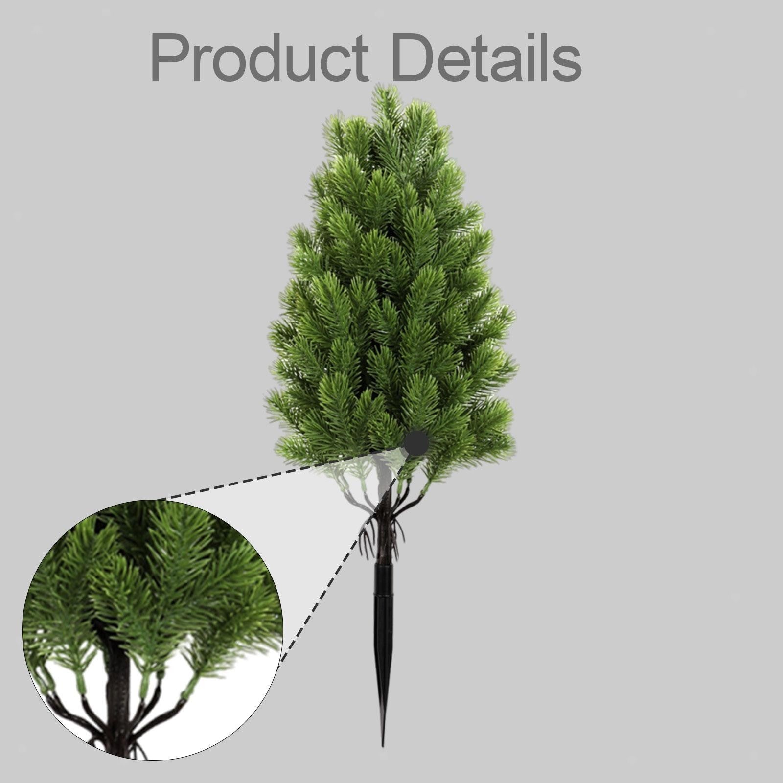 Artificial Topiary Realistic Bushes Plants for Patio Indoor, Outdoor