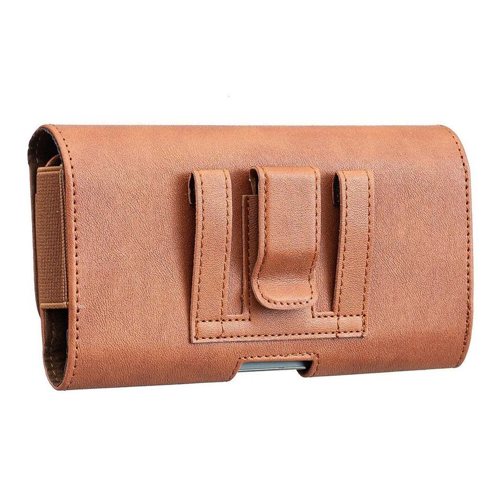Universal mobile phone belt clip pouch bag wallet purse leather holster case
