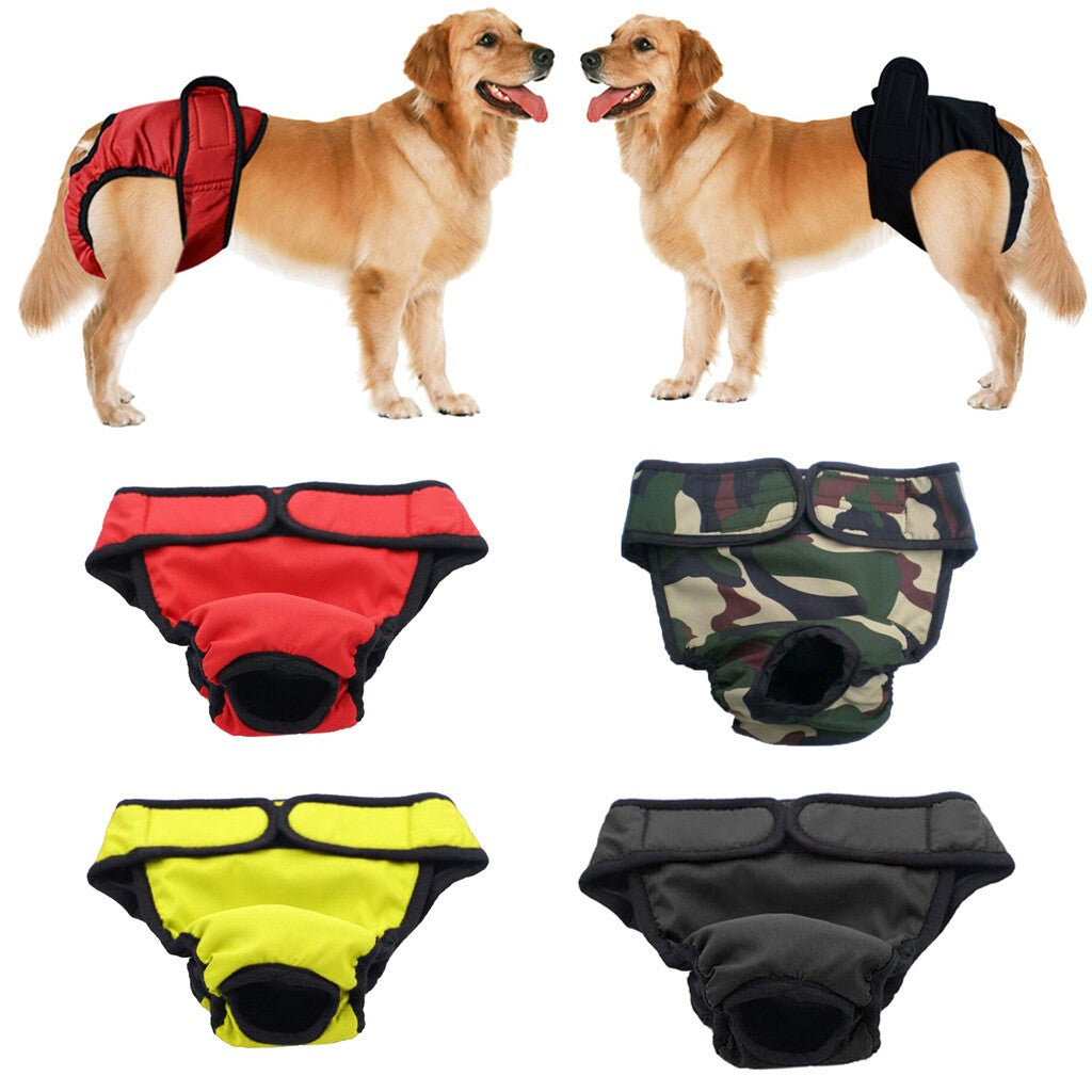 Heat pants for bitches / incontinence pants for males / adjustable dog