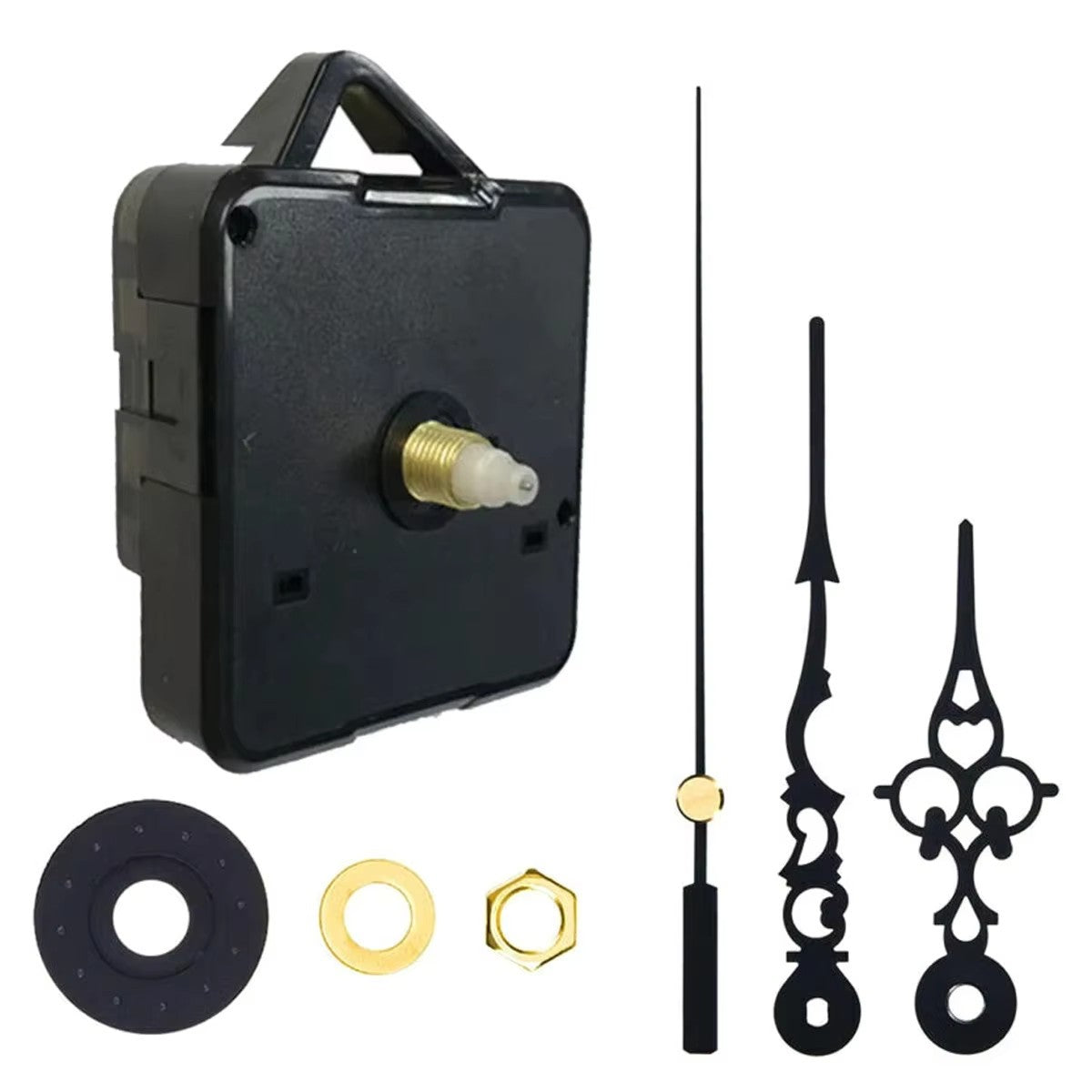 Quartz Silent Wall Clock Mechanism Battery Operated DIY Repair Replacement Parts
