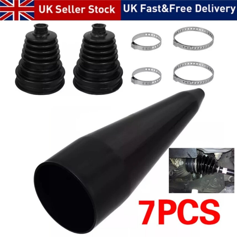 2X CV Boot Kit Stretchy Universal Fit Drive Shaft Gator Joint Boot Stretch Cone
