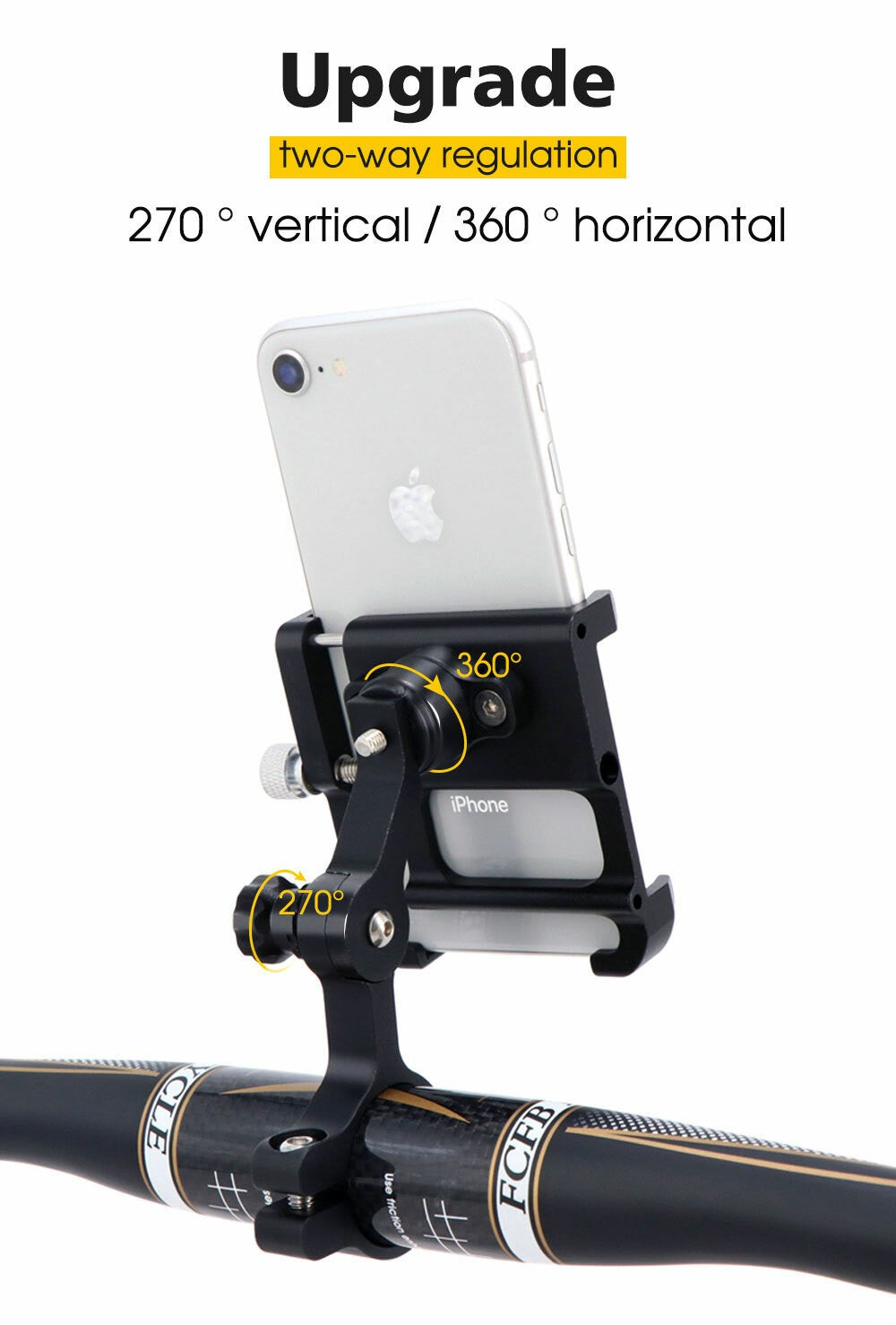 Rotatable Bicycle Cell Phone Holder For MTB Bike Motorcycle Electric Bicycle