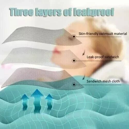 Full Body Bath Pillow Large Spa Cushion Shower Bathtub Tub Elastic Pillow Mat UK
