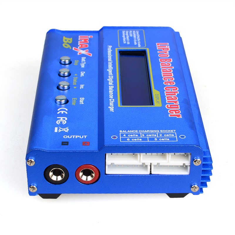 IMAX B6 LCD Lipo NiMH Battery Smart Balance Charger with T Plug Connetor Cable c