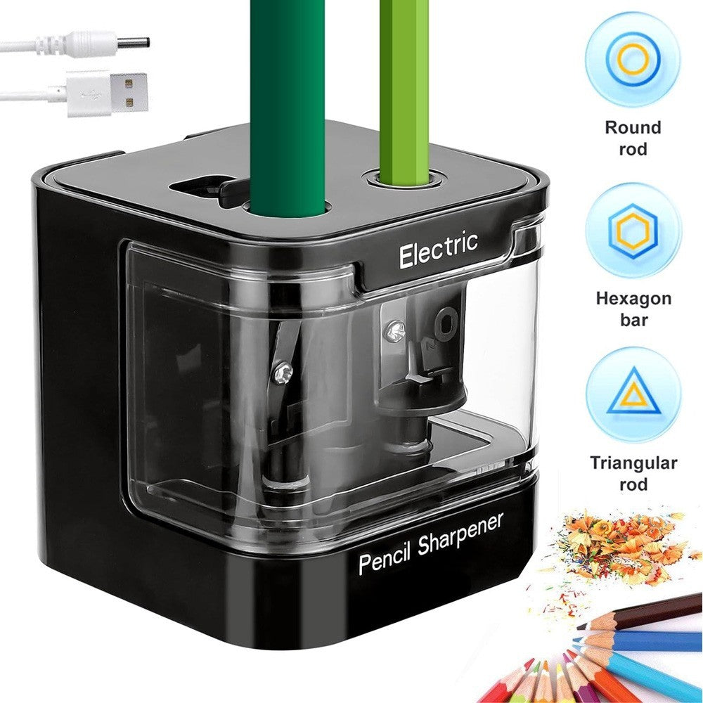 Electric Pencil Sharpener Automatic Desktop Pencil Sharpener Cutter Stationery