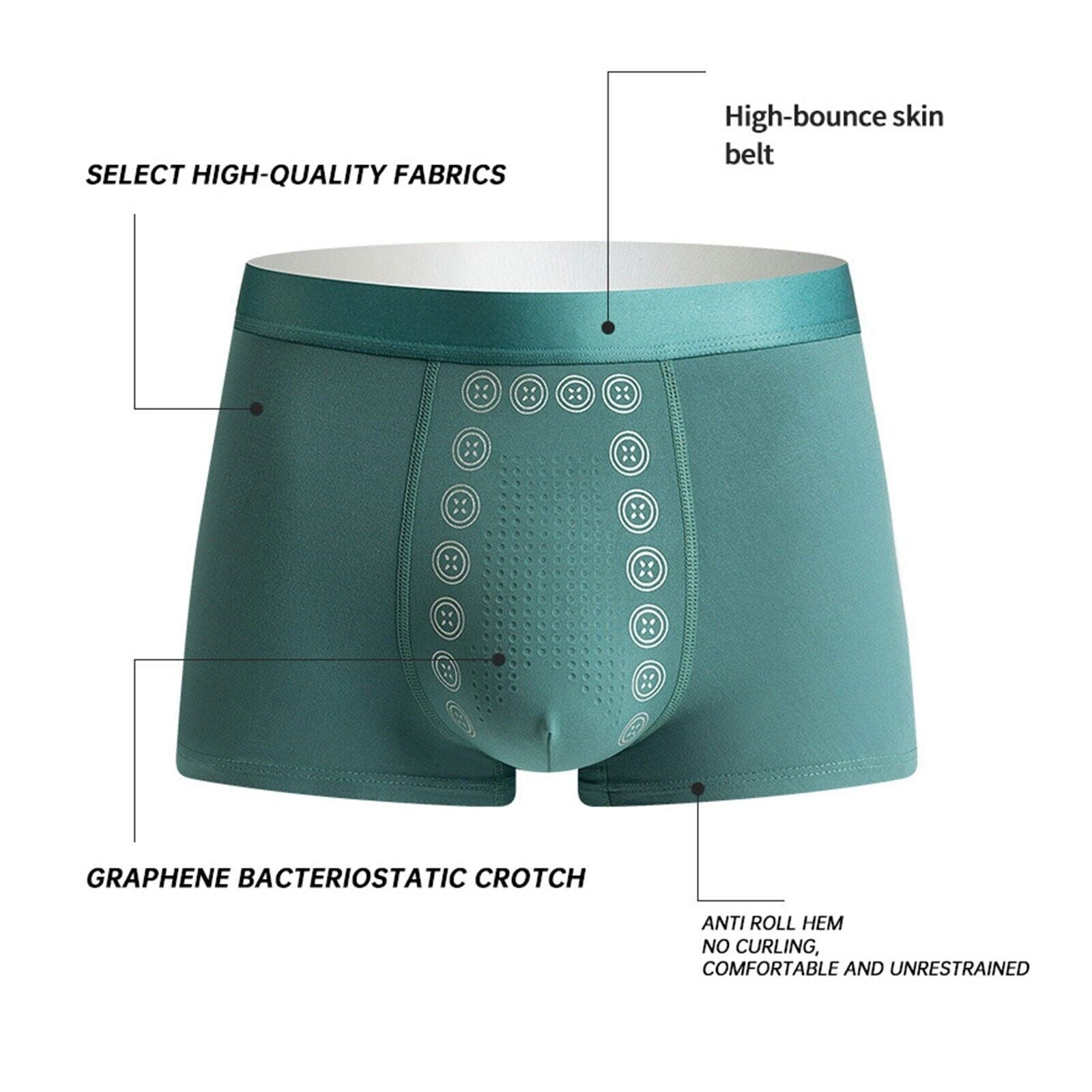 6 Pack Energy-Field-Therapy Men'S Underwear,Magnetic Therapy Energetic Men Pant