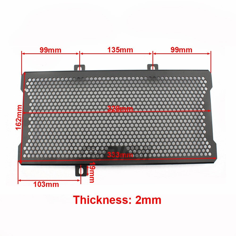 Radiator Grille Grill Guard Cover Stainless For KAWASAKI ER6F ER-6N 2006 -2016