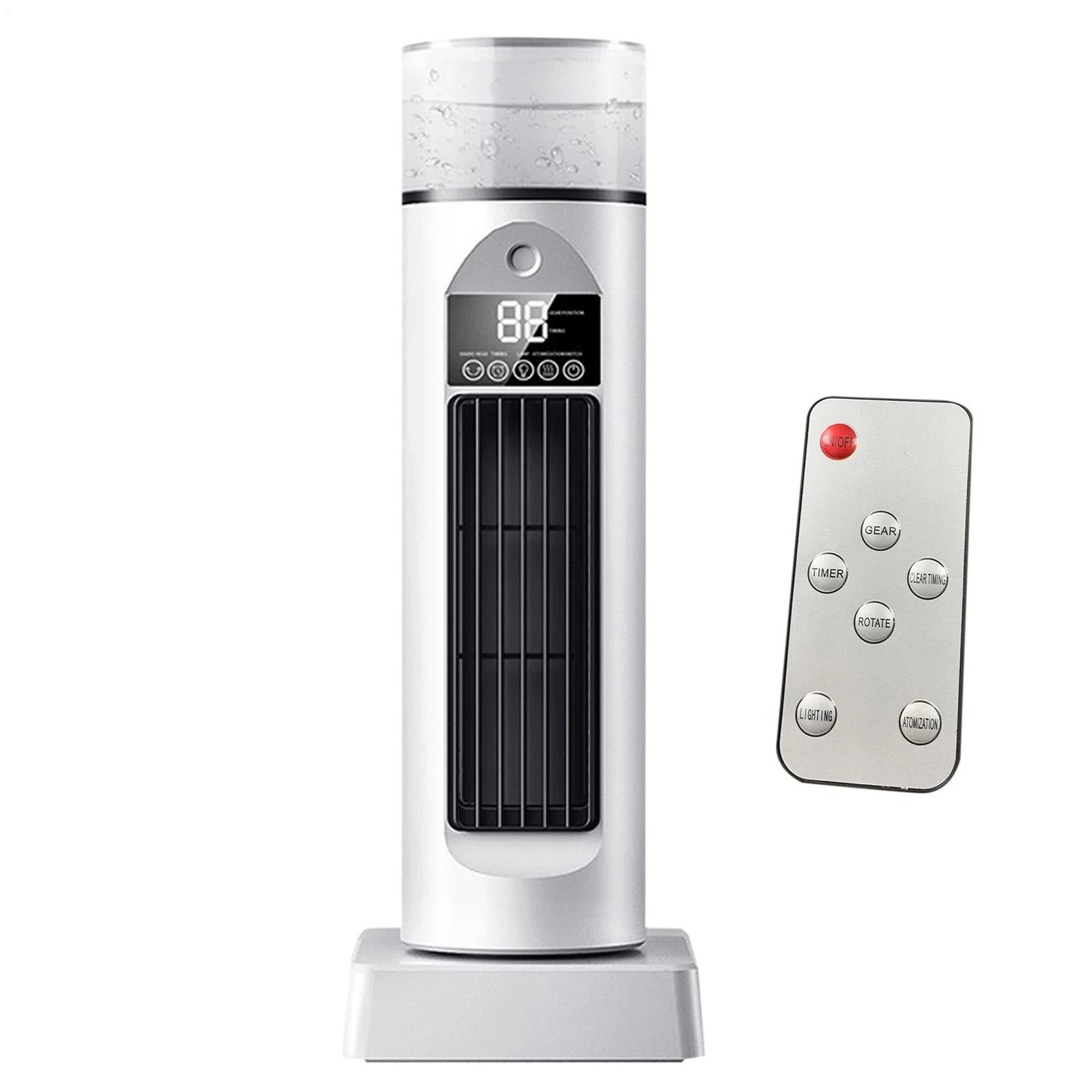 USB Tower Fan Portable Air Cooling Humidifier Misting Fan Office Home Desk Fan